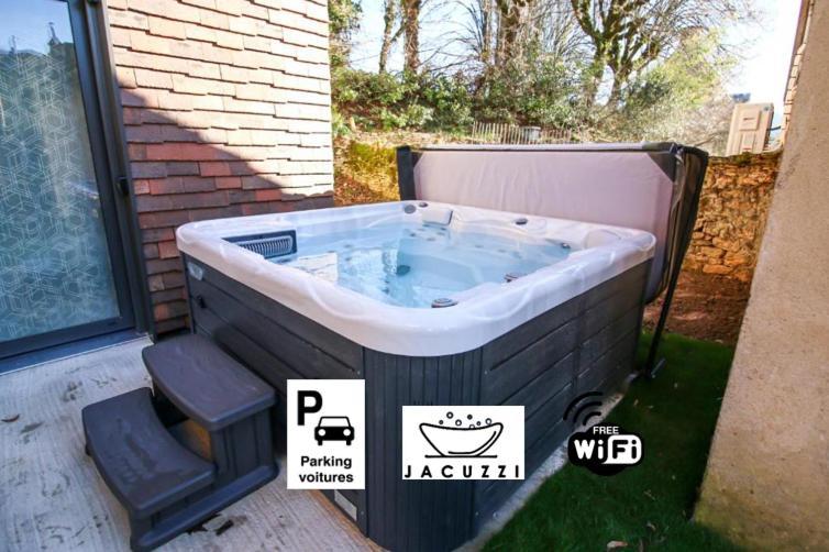 Bella&Vita, Jacuzzi Partagé&Parking avec Borne de Recharge Voiture Electrique Sarlat Extérieur photo